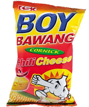 Boy Bawang Chili Cheese Cornick - Maiscracker Chili Käse 100g - Snack Foods