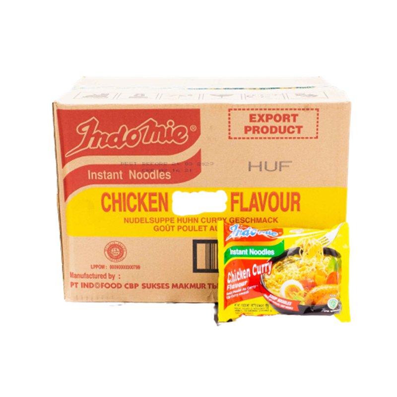 Indomie Noodle Chicken Curry Import 40 x 80 g 1box -