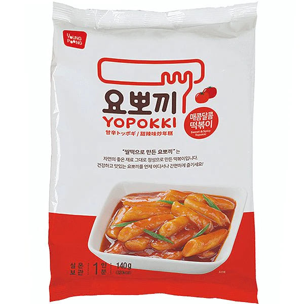 Young Poong Yopokki Topokki Tteokbokki Süß & Scharf Reiskuchen 142 g -