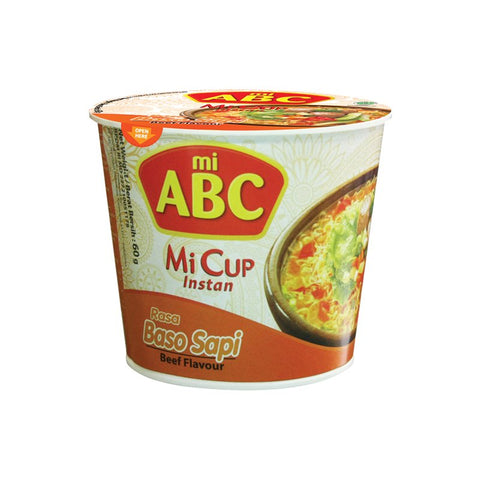 ABC Instant Cup Noodle Beef 60 g -