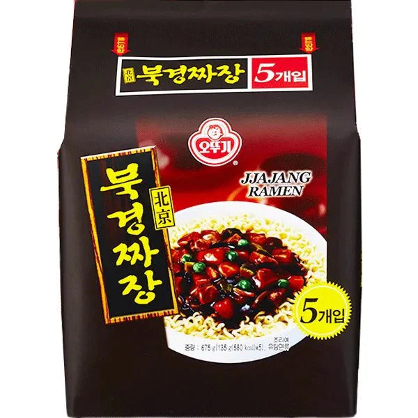 5er-pack OTTOGI Peking Jjajang Ramen 5×135 g - Nudeln