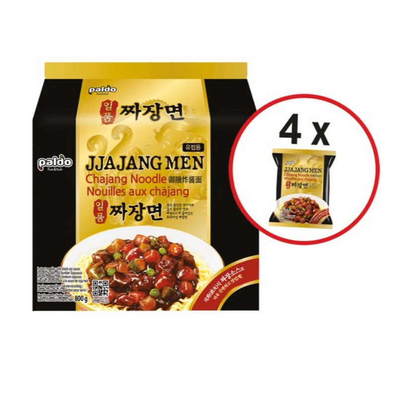 Paldo Jja Jang Men Noodle 200 g x 4 -