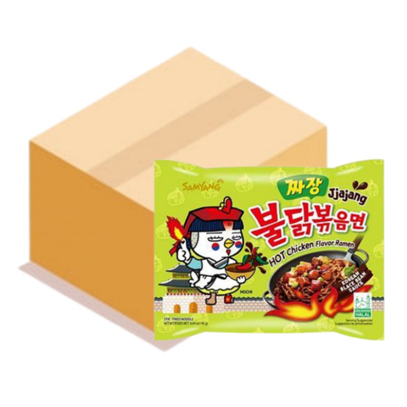 Samyang Hot Chicken ramen noodles jjajang 140 g x 40 - Instant Nudeln