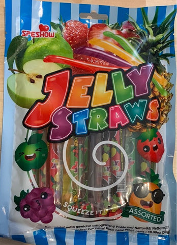 ABC Jelly Straw Assorted Mini Speshow 200 g - Snack Foods