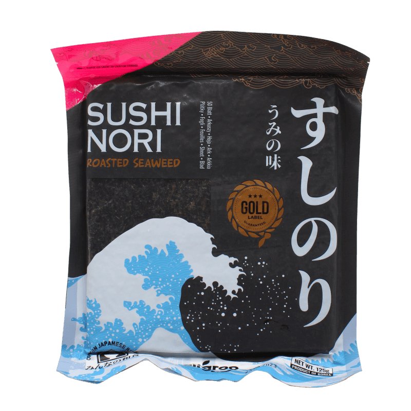 Allgroo Sushi Nori Geröstete Algen Gold Label 125 g -