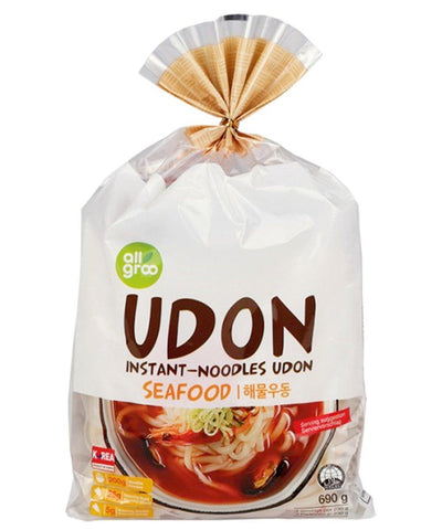 ALLGROO Udon Nudeln Meeresfrüchte 3 Portionen 690 g - Nudeln