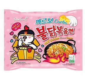 ANGEBOT Samyang Hot Chicken Ramen Carbonara 140 g - Instant Nudeln