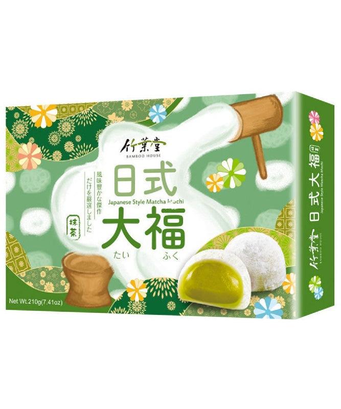 BAMBOO HOUSE Mochi Matcha 210 g - Snack Foods