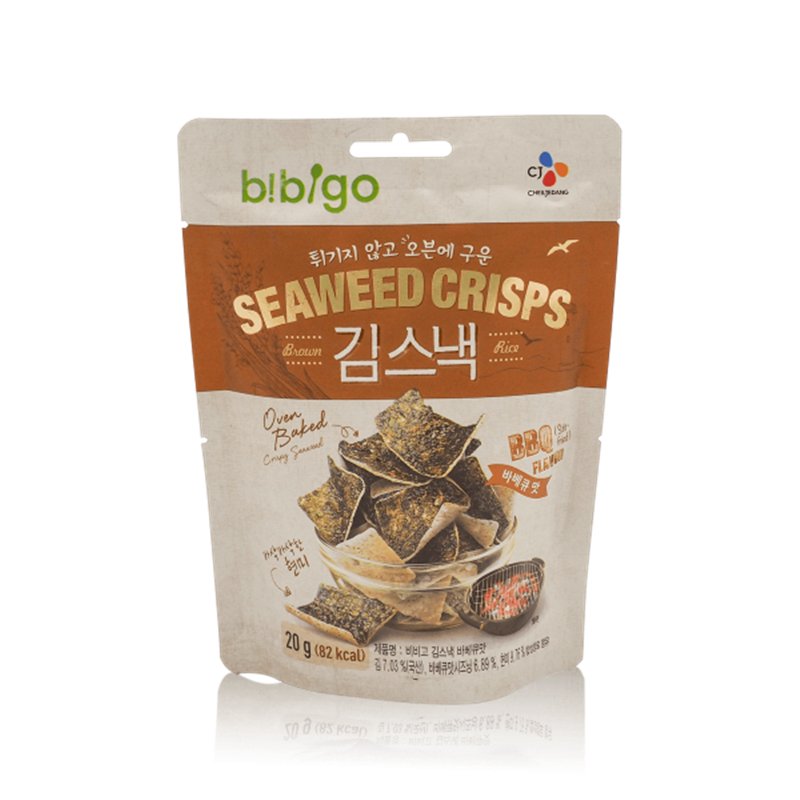 Bibigo Seetang Chips (BBQ-Geschmack) 20 g - Snack Foods