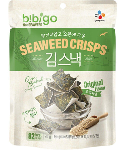 BIBIGO Seetang Reis Chips 20 g - Snack Foods