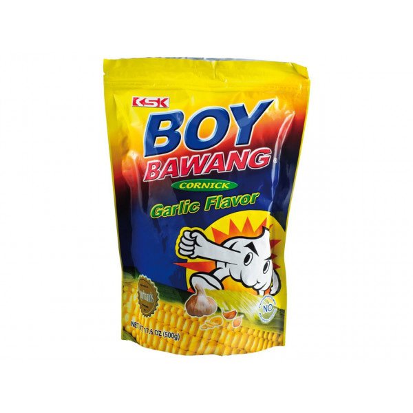 BOY BAWANG Knoblauch Maiscracker 500 gram - Snack Foods