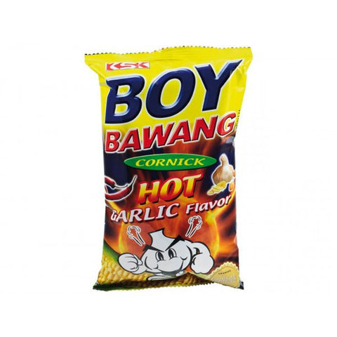 BOY BAWANG Knoblauch Maiscracker scharf 100 gram - Snack Foods