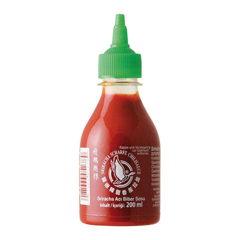 Flying Goose - Sriracha scharfe Chilisauce "Original" - grüner Deckel - 200 ml - Gewürzsaucen & -pasten