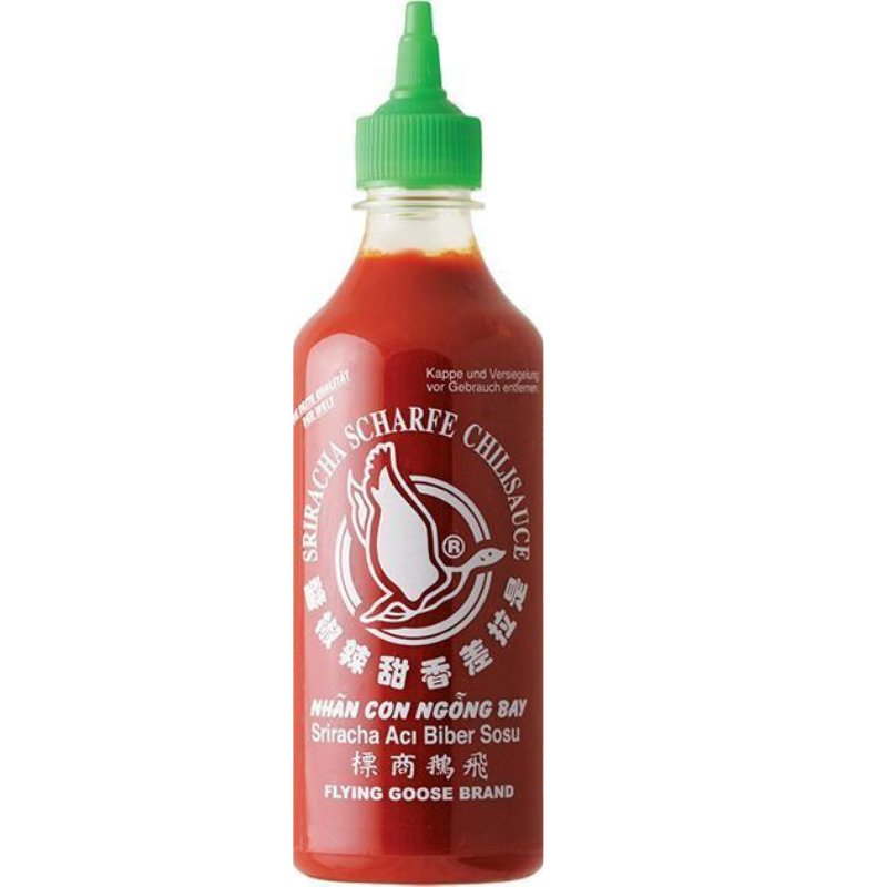 Flying Goose - Sriracha scharfe Chilisauce "Original" - grüner Deckel - 455 ml - Gewürzsaucen & -pasten