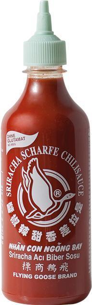 FLYING GOOSE Sriracha Scharfe Chillisauce MSG Frei 455 ml - Gewürzsaucen & -pasten