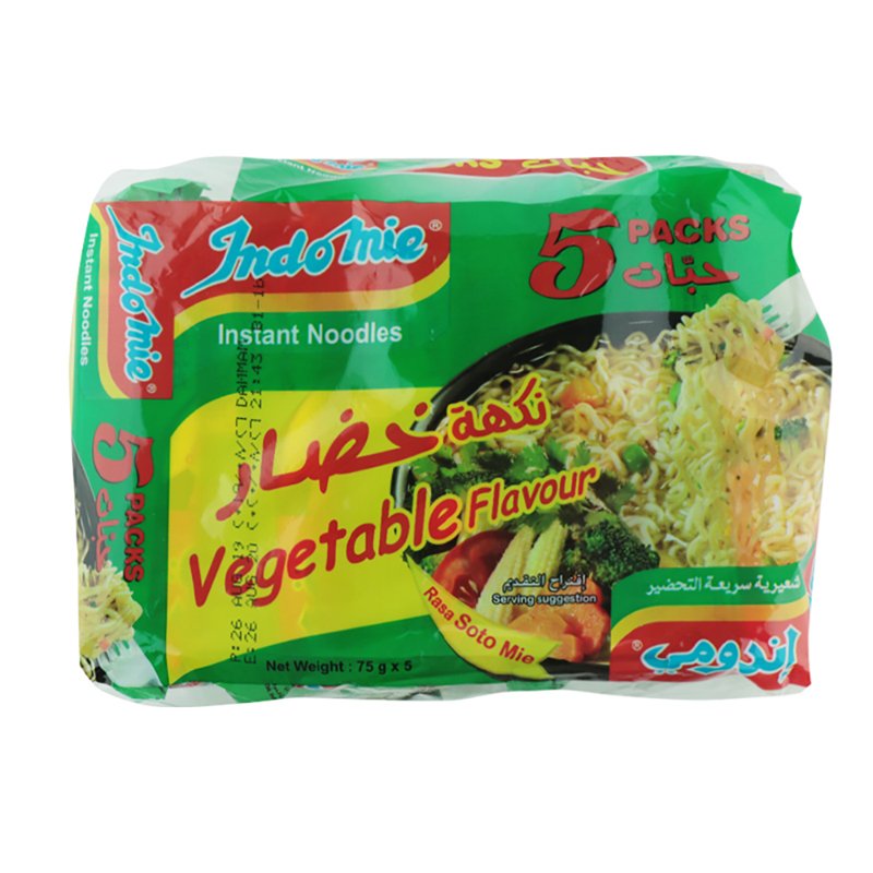 Indomie Instant Noodle Vegetable 5 x 75 g EU - Nudeln