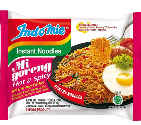 Indomie Mi Goreng Gebratene Instant-Nudeln, 80 g - Nudeln