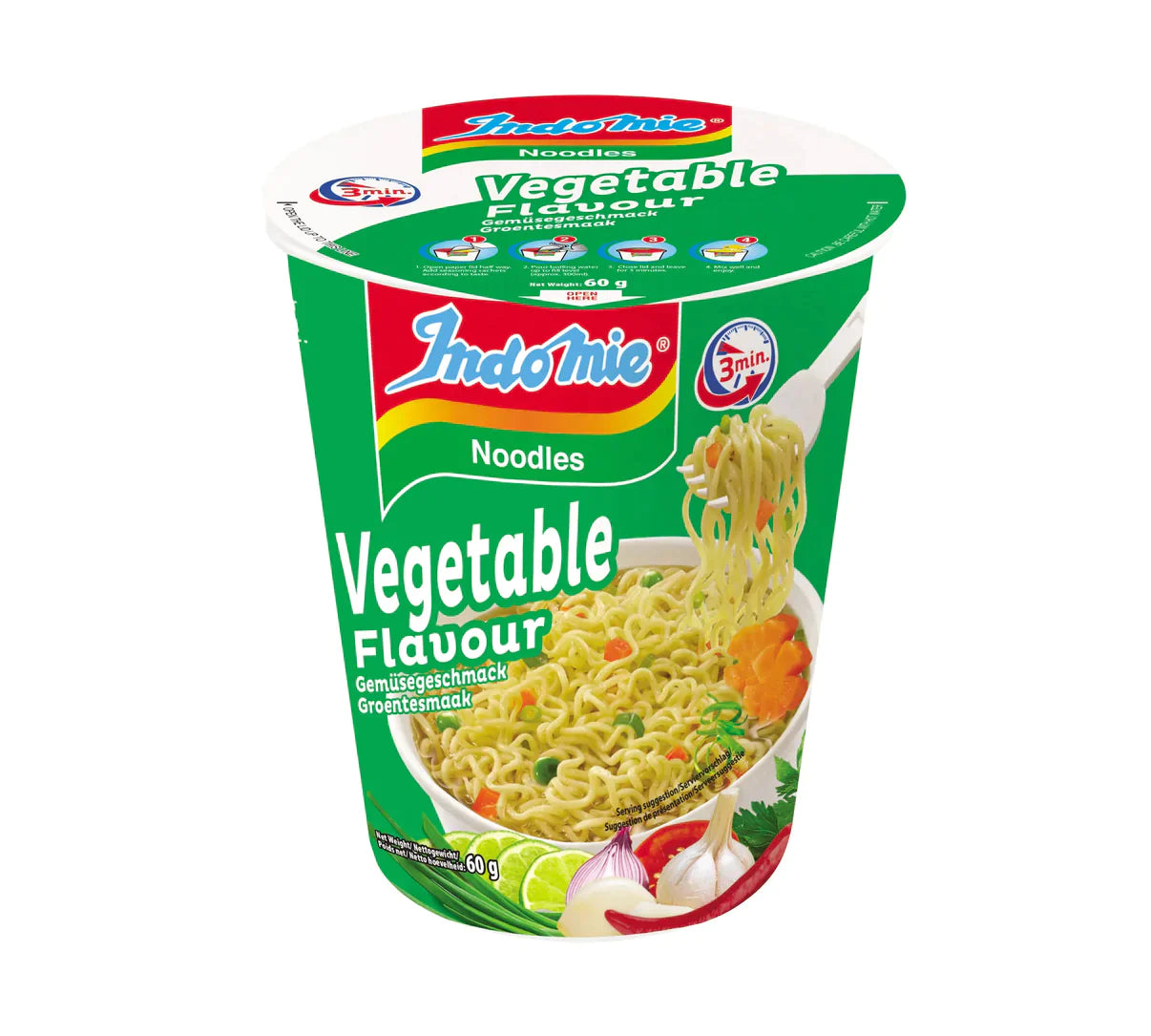 Indomie Vegetable Noodle Cup 60 g - Nudeln