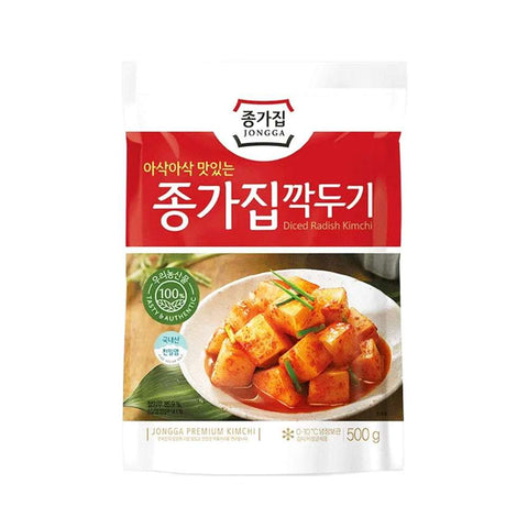 JONGGA Kaktuki Kimchi Rettich Jongga 500 g - Fertiggerichte & Konserven