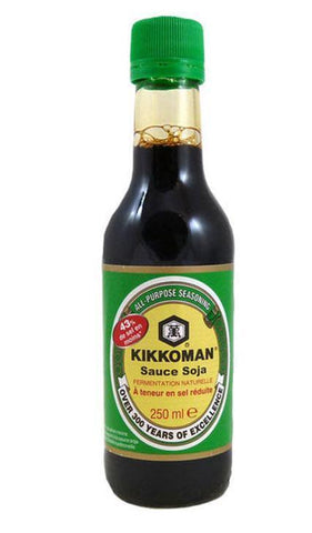 Kikkoman Sojasauce mit wenig Salz 250 ml - Würzmittel