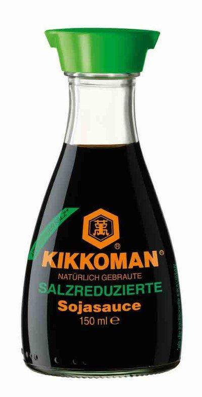 Kikkoman Sojasauce Tischflasche salzreduziert 150ml - Würzmittel