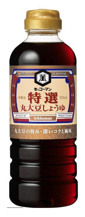 Kikkoman Sojasauce Tokusen Marudaizu Shoyu 500 ml - Saucen