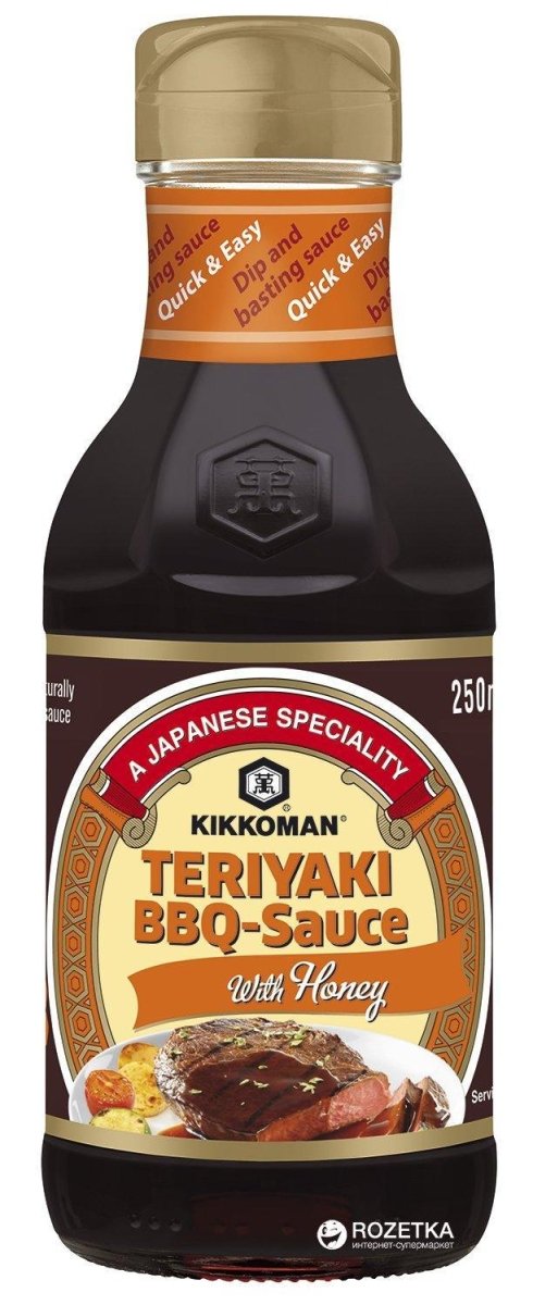 Kikkoman Teriyaki BBQ Sauce mit Honig 250 ml - Gewürzsaucen & -pasten