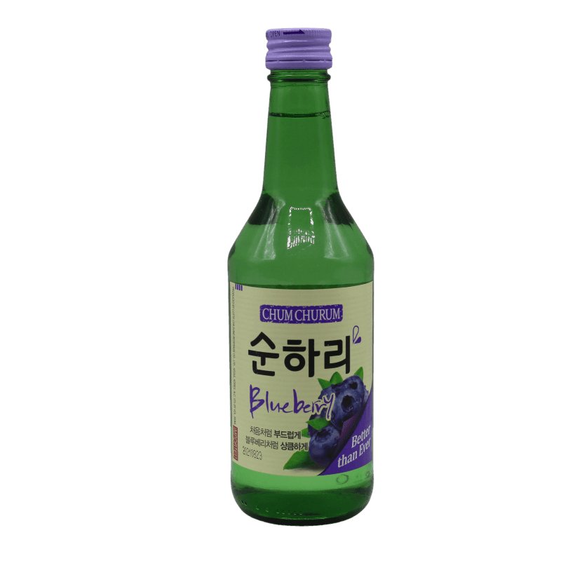 Lotte Chum Churum Soju, Blaubeergeschmack 360 ml - Getränke mit Fruchtgeschmack