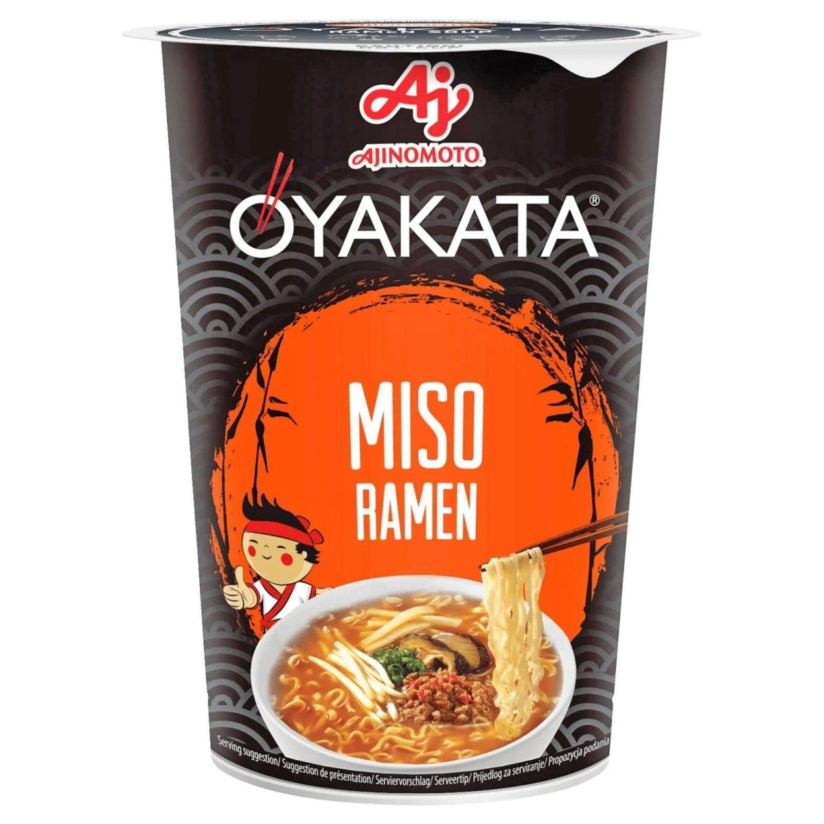 MHD: 10.2023 OYAKATA Ramen Miso Becher 66 g - Nudeln