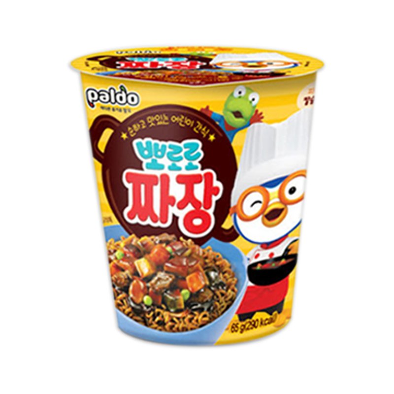 MHD: 13.08.2023 Paldo Jjajang Ramen Nudeln (Becher) - 65 ge - Instantnudeln