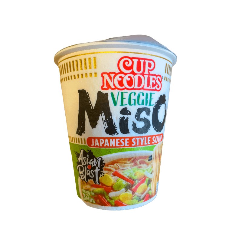 Nissin Becher Miso Instantnudeln vegetarisch 67 g - Nudeln