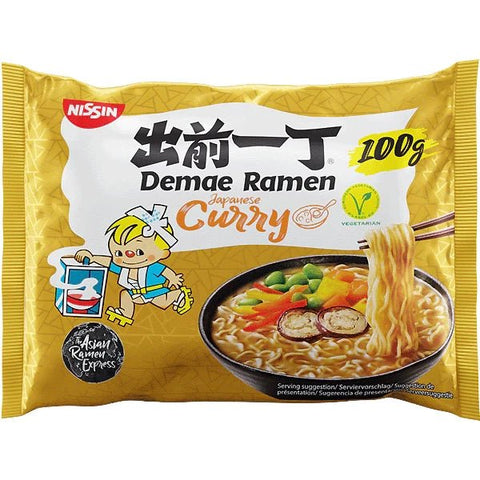 Nissin Demae Ramen Curry 100 g - Nudeln