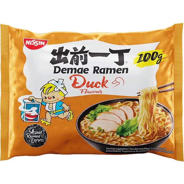 Nissin Demae Ramen Kamo Entenfleisch 100 g - Nudeln