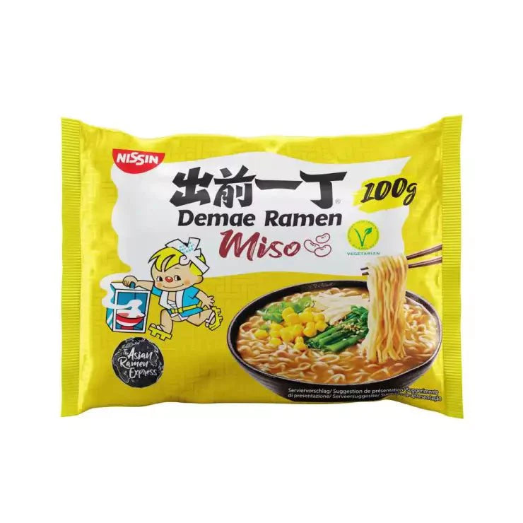 Nissin Demae Ramen Miso 100 g - Nudeln