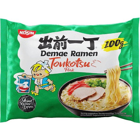 Nissin Demae Ramen Tonkotsu 100 g - Nudeln