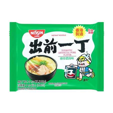 Nissin Instant Nudel Tonkotsu Rip Flavour 100 g - Nudeln