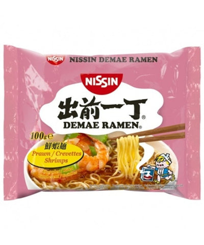 Nissin Instant Nudeln Garnelen Geschmack 100 g - Nudeln