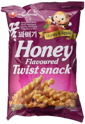 Nongshim - Honig Twist Snack, 1 X 75 g Honey & Apple - Snacks