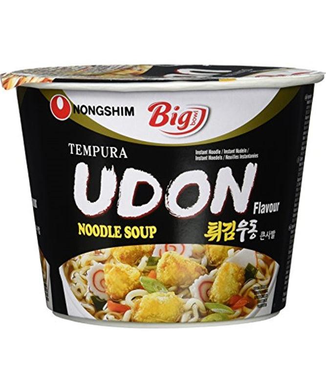 Nongshim Instant Nudeln Udong Tempura Big Schüssel 111 g - Nudeln