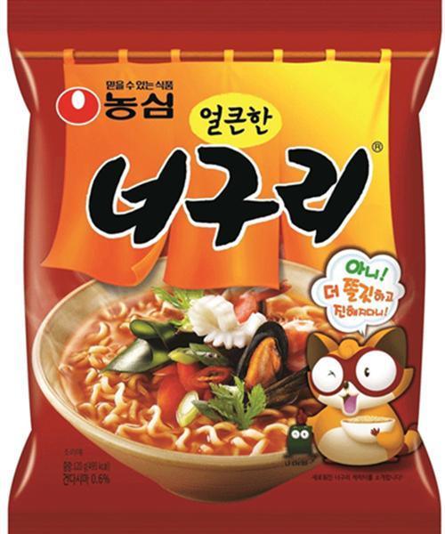 Nongshim Instantnudeln Seafood scharf Neoguri 120 g - Nudeln