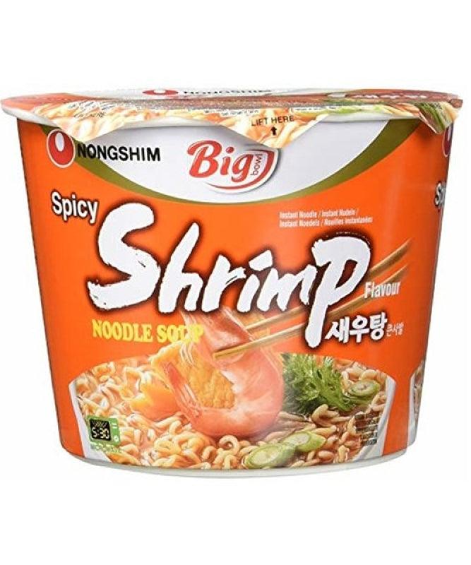 Nongshim Nudeln Shrimp Scharf big Schüssel 115 g - Nudeln