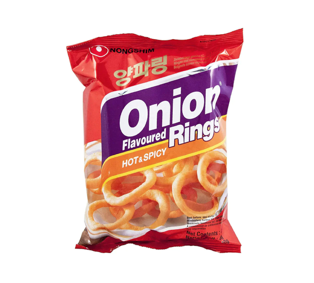 Nongshim Onion Rings Spicy Flavoured 40 g - Nudeln