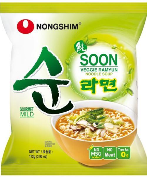 Nongshim Veggie Ramyun mild 112 g - Nudeln