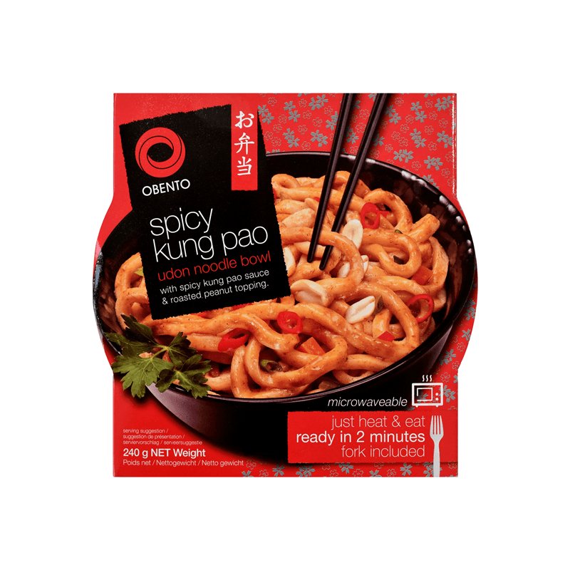 Obento Kung Pao Udon Nudel Schüssel 240 g - Nudeln