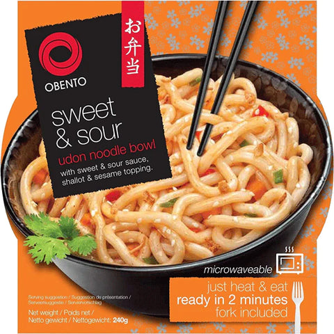 Obento Sweet & Sour Udon Noodle Bowl 240g -