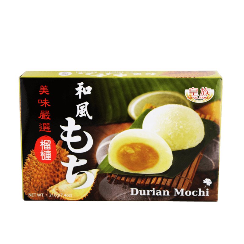 Royal Family Durian Mochi 210 g - Snack Foods