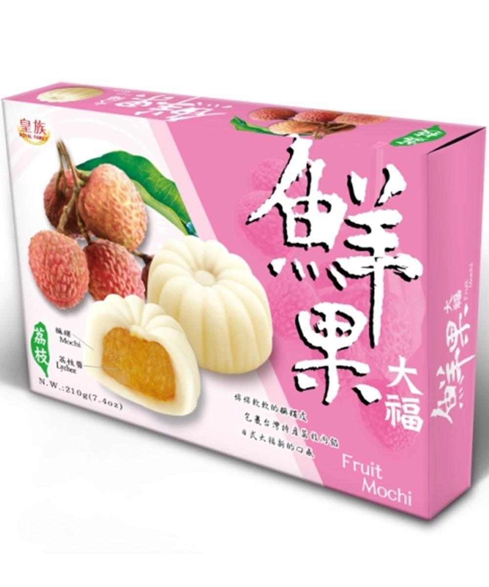 ROYAL FAMILY Frucht Mochi Lychee 6 x 35 g - Snack Foods