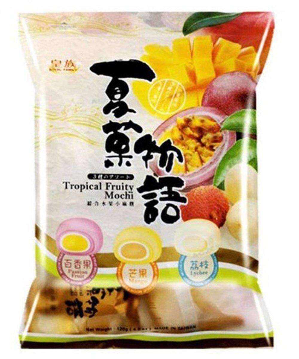 ROYAL FAMILY Mochi Tropischer Früchte-Mix 120 g - Snack Foods