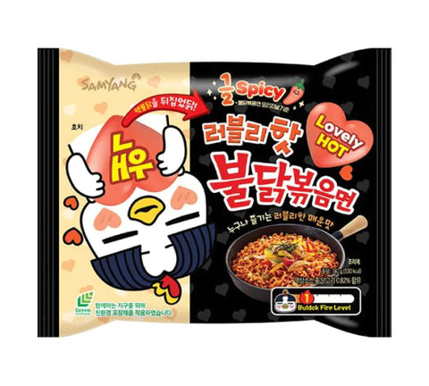 Samyang Buldak Chicken Lovely Hot 140 g - Instant Nudeln