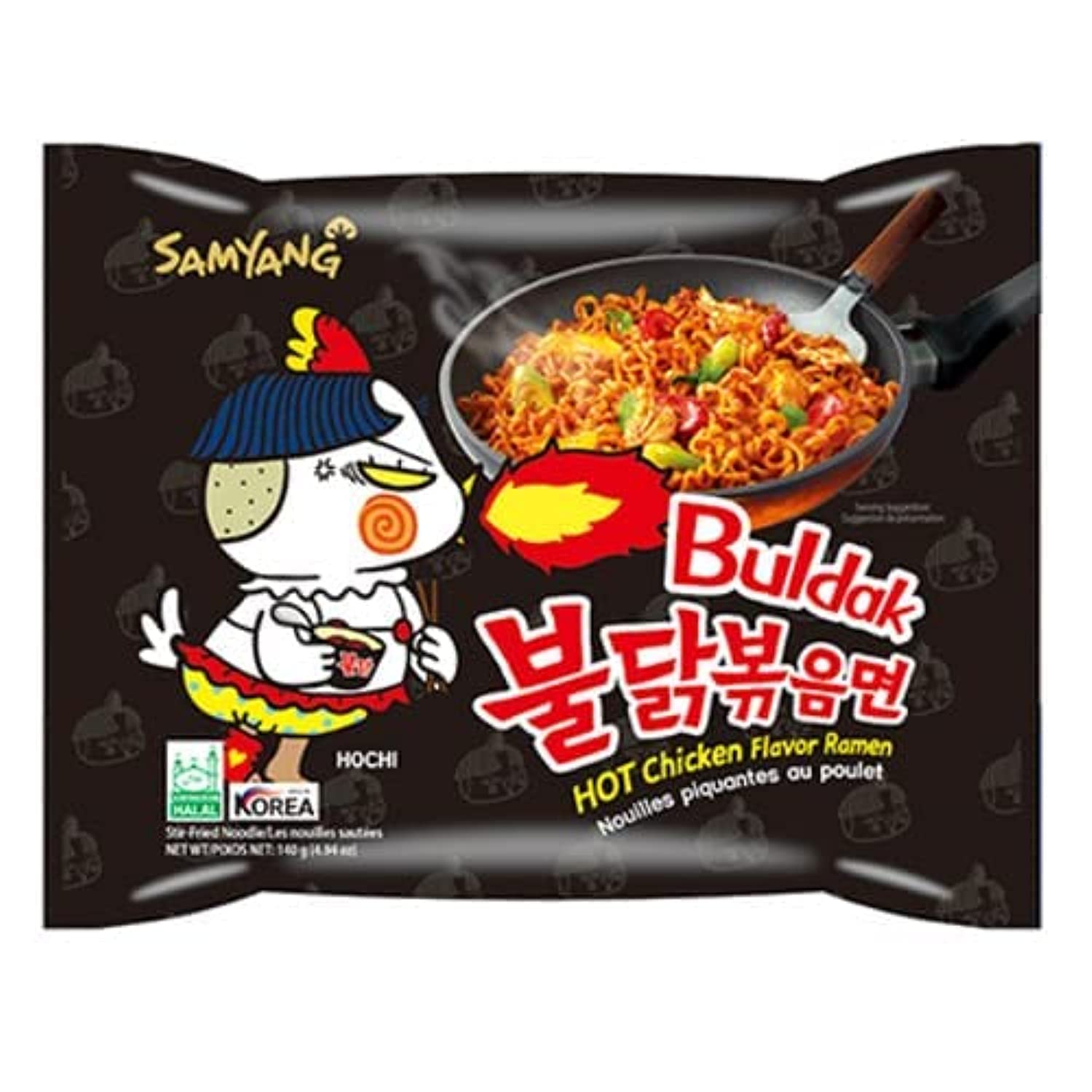 Samyang Buldak Extra Hot Chicken Ramen 140 g - Instant Nudeln